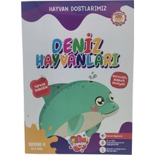 Koloni Kitap Hayvan Dostlarımız Deniz Hayvanları Seviye 4 5-6 Yaş