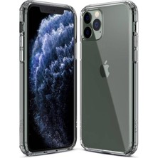Ennar Apple iPhone 11 Pro Uyumlu Darbeye Dayanıklı Köşe Korumalı Kılıf Anti Şok Şeffaf Kapak