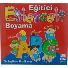 Ema Ofis Boyama Kitabı Eğitici ve Eğlenceli Ilk Ingilizce Sözcüklerim Ema Çocuk