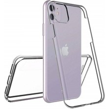 Ennar Apple iPhone 11 Kılıf Uyumlu Darbeye Dayanıklı 2.0 mm Ince Şeffaf Silikon Kapak