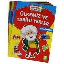 Ema Ofis Okul Öncesi Boya Öğren Seti Çıkartmalı 5 Kitap Takım Ema Çocuk