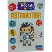 Koloni Kitap Etkinlikli Kolay Boyama Astronotlar