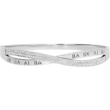 Celikchi Kadın Roma Rakamları Model Çelik Bilezik