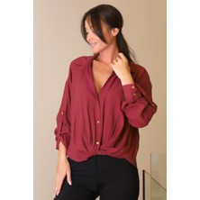 Nazen Giyim 50960-2K6 Ayhan Gömlekbordo