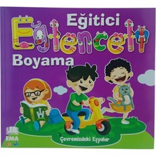 Ema Ofis Boyama Kitabı Eğitici ve Eğlenceli Çevremizdeki Eşyalar Ema Çocuk
