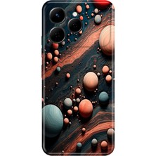 Nurdic Tecno Spark 40 4g Uyumlu Kılıf Resimli Desenli Silikon Gezegen