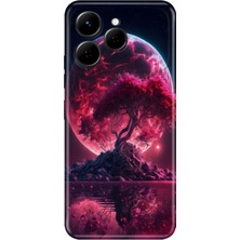 Nurdic Tecno Spark 40 4g Uyumlu Kılıf Resimli Desenli Silikon Red World