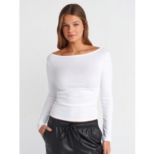 Nazen Giyim 31401-2K6 Dilvin Bluzbeyaz