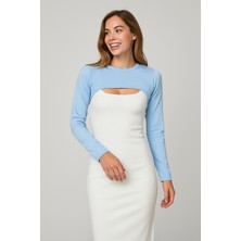 Mirach Sıfır Yaka Boyunluklu Kolluk | Uzun Kollu Tesettür Boyunluk Bodysuit Şık ve Rahat Tasarım