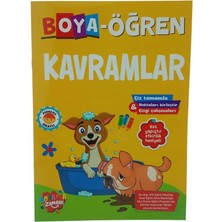 Koloni Kitap Boya Öğren Boyama Kavramlar