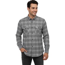 Wolente Erkek Kışlık Çift Cep Kapaklı Gömlek BGL-ST04931