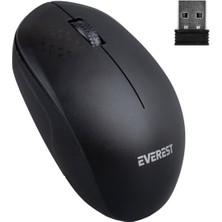 Everest Smw-88 USB Siyah 1200 Dpı 2.4ghz Mouse