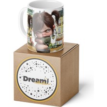 DREAM COLLECTION Öfkeli Kız Özel Tasarım Porselen Kupa 300 ml