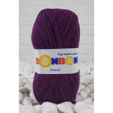 Nako 5 Adet Bonbon Classic El Örgü Ipi 98585 Açık Mürdüm