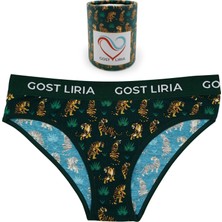 GOST LİRİA - Tiger Desenli Kadın Slip Külot