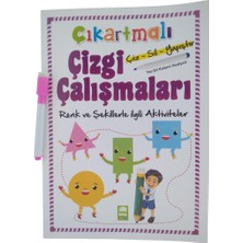 Ema Ofis Çıkartmalı Çizgi Çalışması Renk ve Şekil Ema Çocuk