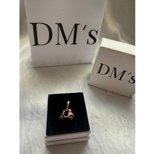 DMs Silver Pembe Scooter Gümüş Charm'ı