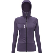 Millet Fusıon Grıd H Kadın Kapşonlu Polar Ceket Tam Fermuar MIV9032 N9332