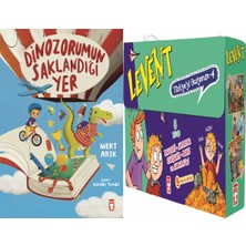 Timaş Çocuk Dinozorumun Saklandığı Yer (Mert Arık) ve Levent Türkiyeyi Geziyorum 4 Set - (5 Kitap)