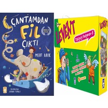 Timaş Çocuk Çantamdan Fil Çıktı (Mert Arık) ve Levent Türkiyeyi Geziyorum 3 Set - (5 Kitap)