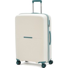 United Colors Of Benetton Büyük Boy Kırılmaz Valiz – Ultra Hafif, Tsa Kilit, Darbeye Dayanıklı