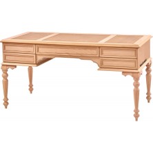 Masifart Epione 160 cm Sümenli Torna Çalışma Masası Cilasız Ham