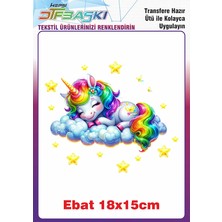 F17 Ajans Unicorn Ütü ile Yapışan Tekstil Baskısı