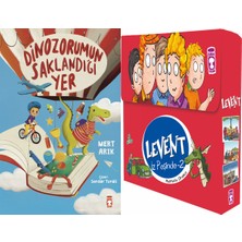 Timaş Çocuk Dinozorumun Saklandığı Yer (Mert Arık) ve Levent Iz Peşinde 2 Set - (5 Kitap)