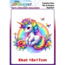 F17 Ajans Unicorn Ütü ile Yapışan Tekstil Baskısı