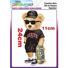 F17 Ajans Sevimli Ayıcık Ütü ile Yapışan Tekstil Baskısı