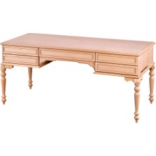 Masifart Mensa 180 Lik Çizgili Torna Çalışma Masası Cilasız Ham