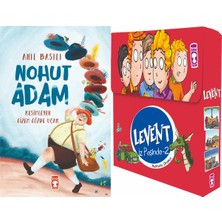 Timaş Çocuk Nohut Adam (Anıl Basılı) ve Levent Iz Peşinde 2 Set - (5 Kitap)