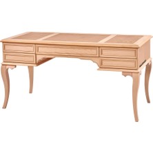 Masifart Aurie 120 cm Sümenli Rustik Çalışma Masası Cilasız Ham