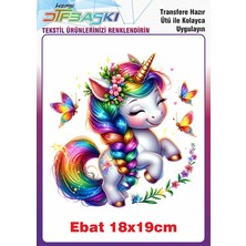 F17 Ajans Unicorn Ütü ile Yapışan Tekstil Baskısı