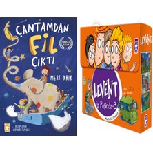 Timaş Çocuk Çantamdan Fil Çıktı (Mert Arık) ve Levent Iz Peşinde 3 Set - (5 Kitap)