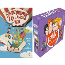 Timaş Çocuk Dinozorumun Saklandığı Yer (Mert Arık) ve Levent Iz Peşinde 5 Set - (5 Kitap)