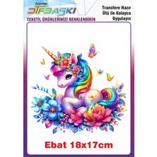 F17 Ajans Unicorn Ütü ile Yapışan Tekstil Baskısı
