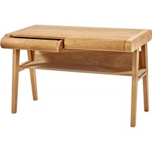 Masifart Claudus 120 cm Meşe Spor Çalışma Masası Cilasız Ham