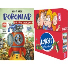 İlk Genç Timaş Robonlar 2 Bir Hayal Operasyonu (Mert Arık) ve Levent Iz Peşinde 2 Set - (5 Kitap)