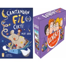 Timaş Çocuk Çantamdan Fil Çıktı (Mert Arık) ve Levent Iz Peşinde 5 Set - (5 Kitap)