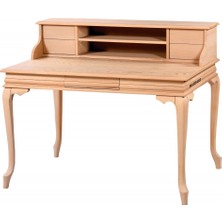 Masifart Hilary 110 Luk Raflı Lükens Çalışma Masası Cilasız Ham