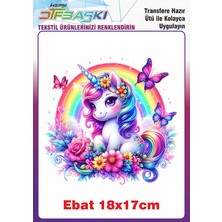 F17 Ajans Unicorn Ütü ile Yapışan Tekstil Baskısı