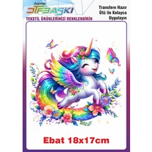 F17 Ajans Unicorn Ütü ile Yapışan Tekstil Baskısı