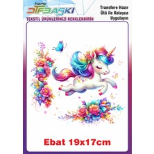 F17 Ajans Unicorn Ütü ile Yapışan Tekstil Baskısı