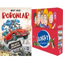 İlk Genç Timaş Robonlar (Mert Arık) ve Levent Iz Peşinde 2 Set - (5 Kitap)