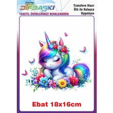 F17 Ajans Unicorn Ütü ile Yapışan Tekstil Baskısı