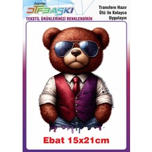 F17 Ajans Sevimli Ayıcık Ütü ile Yapışan Tekstil Baskısı