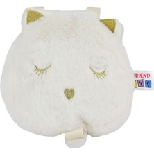 2062 Ekru Kedi Çanta -My Friend Toys