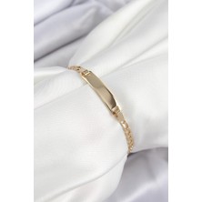 Luord Ticaret Pirinç Dikdörtgen Model Gold Renk Xuping Bebek Künyesi