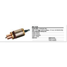 Universal Kollektör 12V 9 Diş Ford Fıesta / Focus /connect  / Ranger 111MM 04- Kısa Visteon Tip